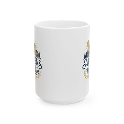 Athens School of Wisdom Ceramic Mug, (11oz, 15oz)
