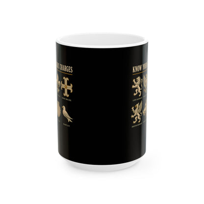 Know Your Heraldic Charges Ceramic Mug, (11oz, 15oz)