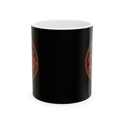 Faithful Argos the Dog Ceramic Mug, (11oz, 15oz)