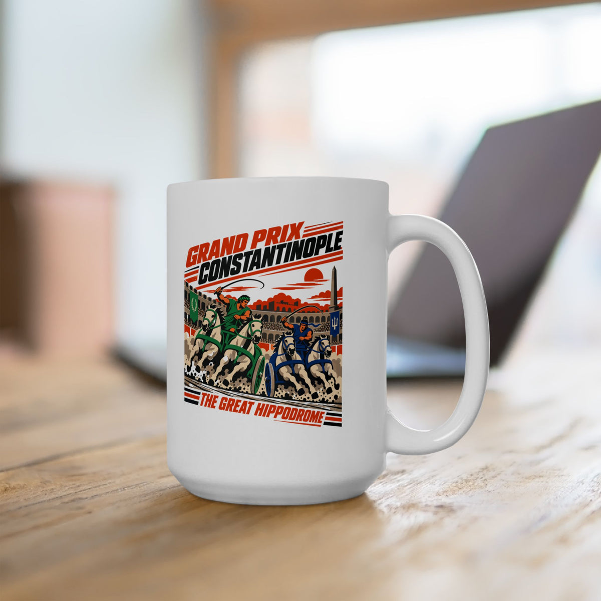 Grand Prix Constantinople Chariot Race Ceramic Mug, (11oz, 15oz)