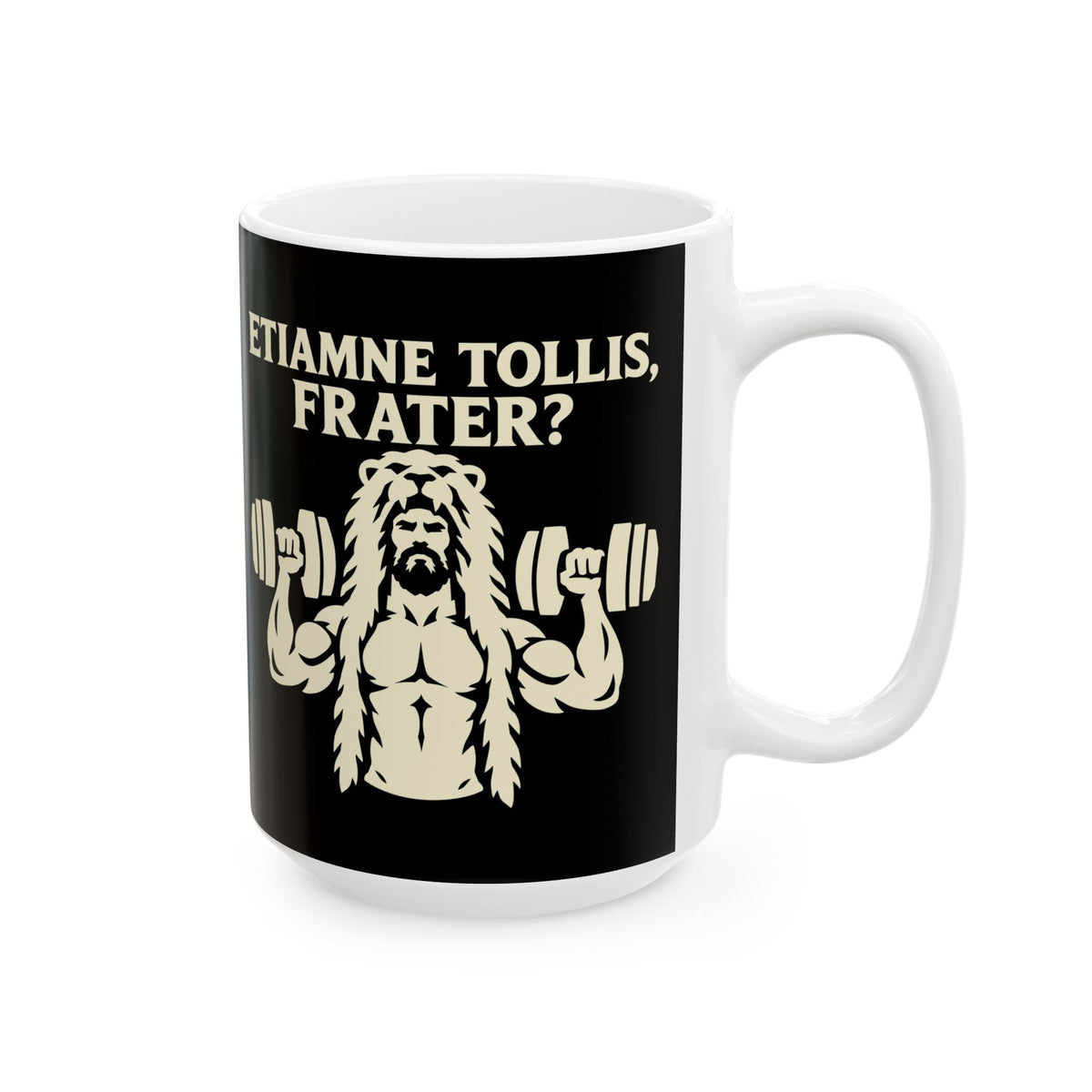 Hercules Do You Even Lift Silhouette Ceramic Mug, (11oz, 15oz)