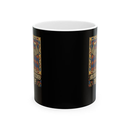 Medieval History Buff Knight Ceramic Mug, (11oz, 15oz)