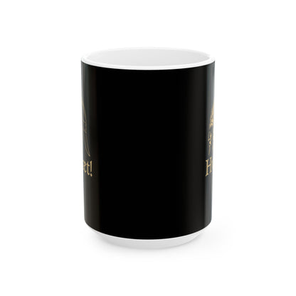 Beowulf Hwaet Listen Ceramic Mug, (11oz, 15oz)