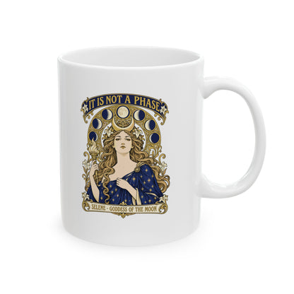 It's Not A Phase Selene Mucha Ceramic Mug, (11oz, 15oz)