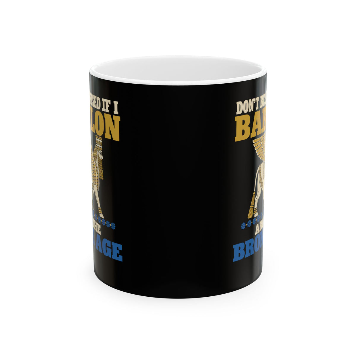 Babylon About the Bronze Age Lamassu Ceramic Mug, (11oz, 15oz)