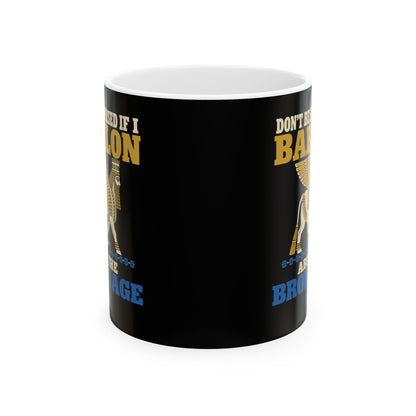 Babylon About the Bronze Age Lamassu Ceramic Mug, (11oz, 15oz)