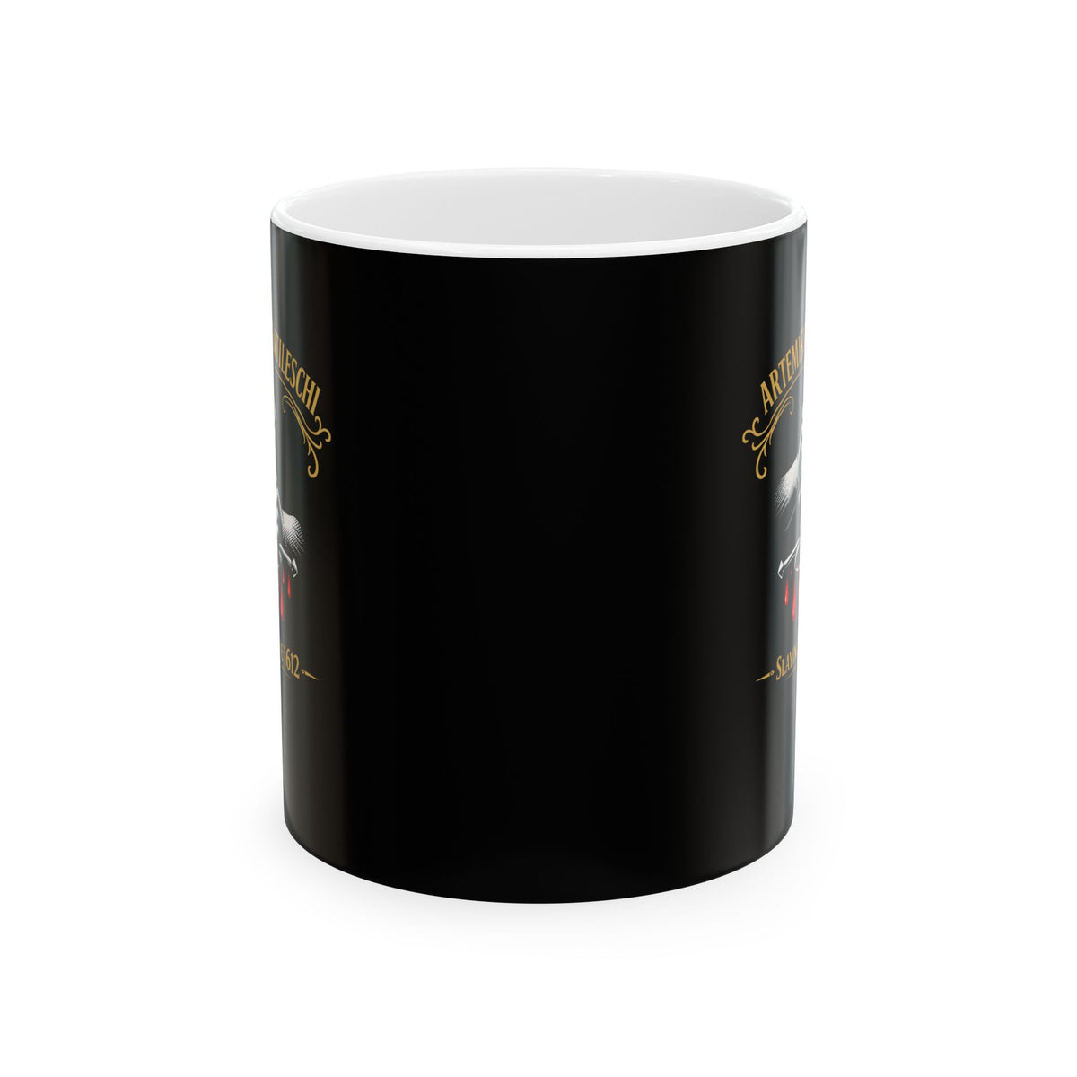 Artemesia Gentileschi Painter Ceramic Mug, (11oz, 15oz)