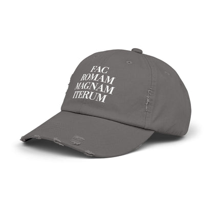 Make Rome Great Again LatinUnisex Distressed Cap