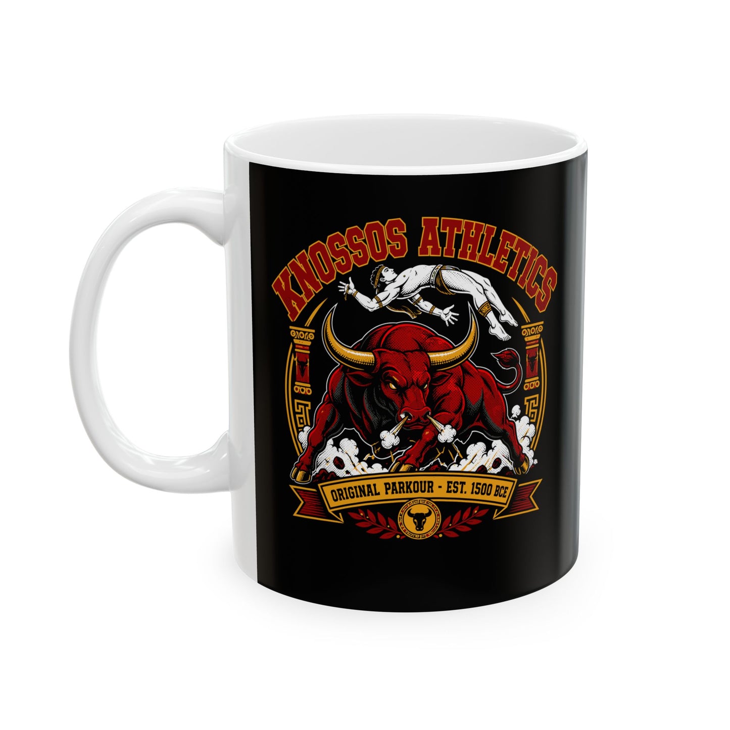 Knossos Athletics Original Parkour Ceramic Mug, (11oz, 15oz)
