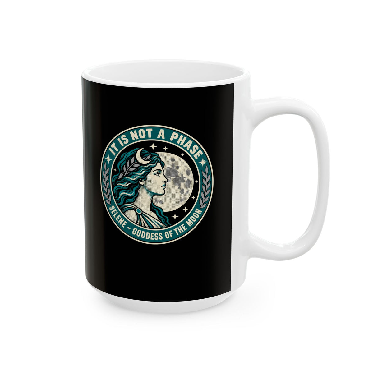 Selene Goddess of the Moon Ceramic Mug, (11oz, 15oz)