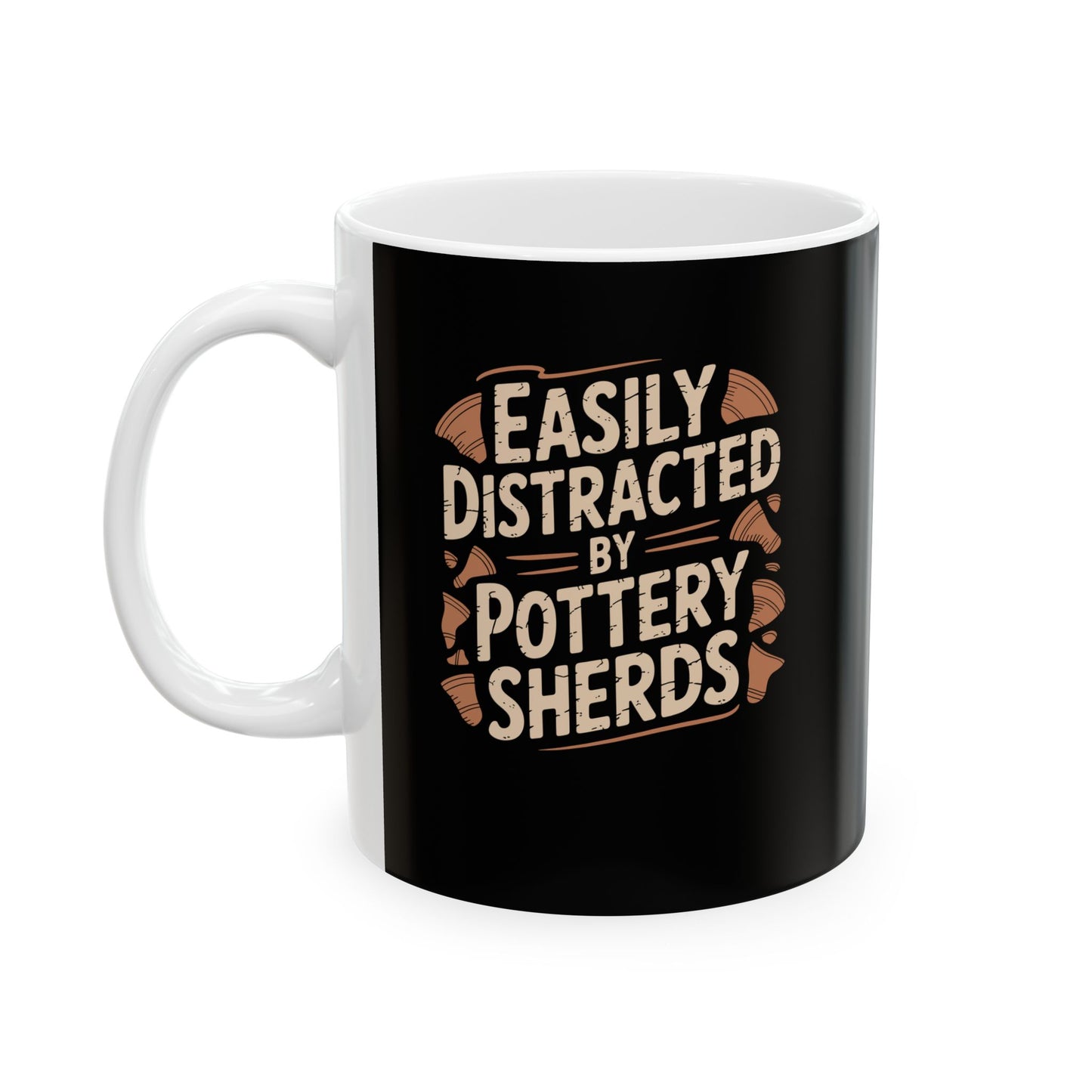 Pottery Sherds Ceramic Mug, (11oz, 15oz)