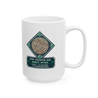 Phaistos Disc Ceramic Mug, (11oz, 15oz)