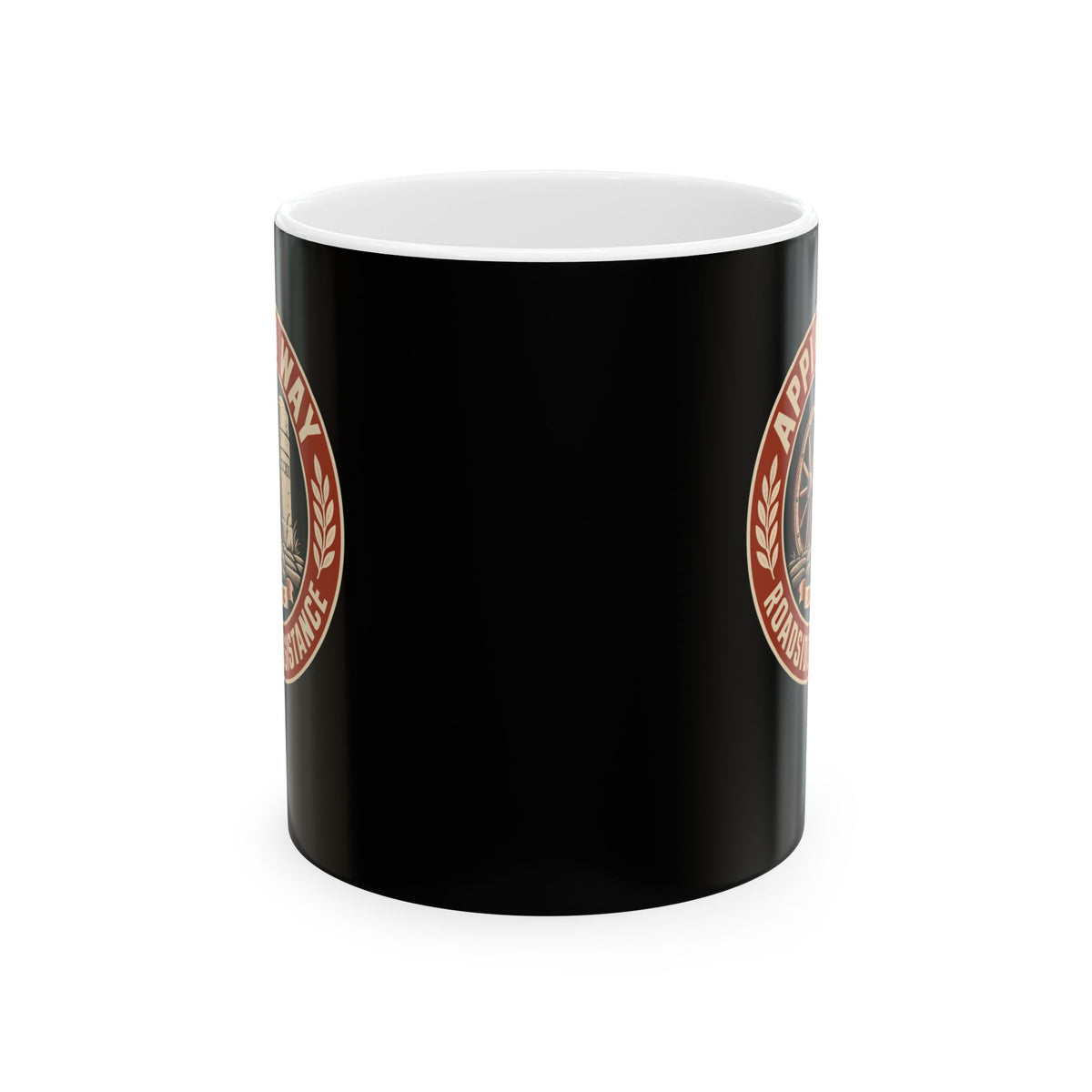 Appian Way Roadside Assistance Ceramic Mug, (11oz, 15oz)