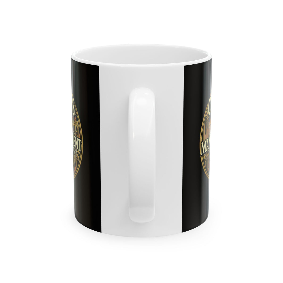 Emperor Nero Crisis Management Rome Burning Ceramic Mug, (11oz, 15oz)