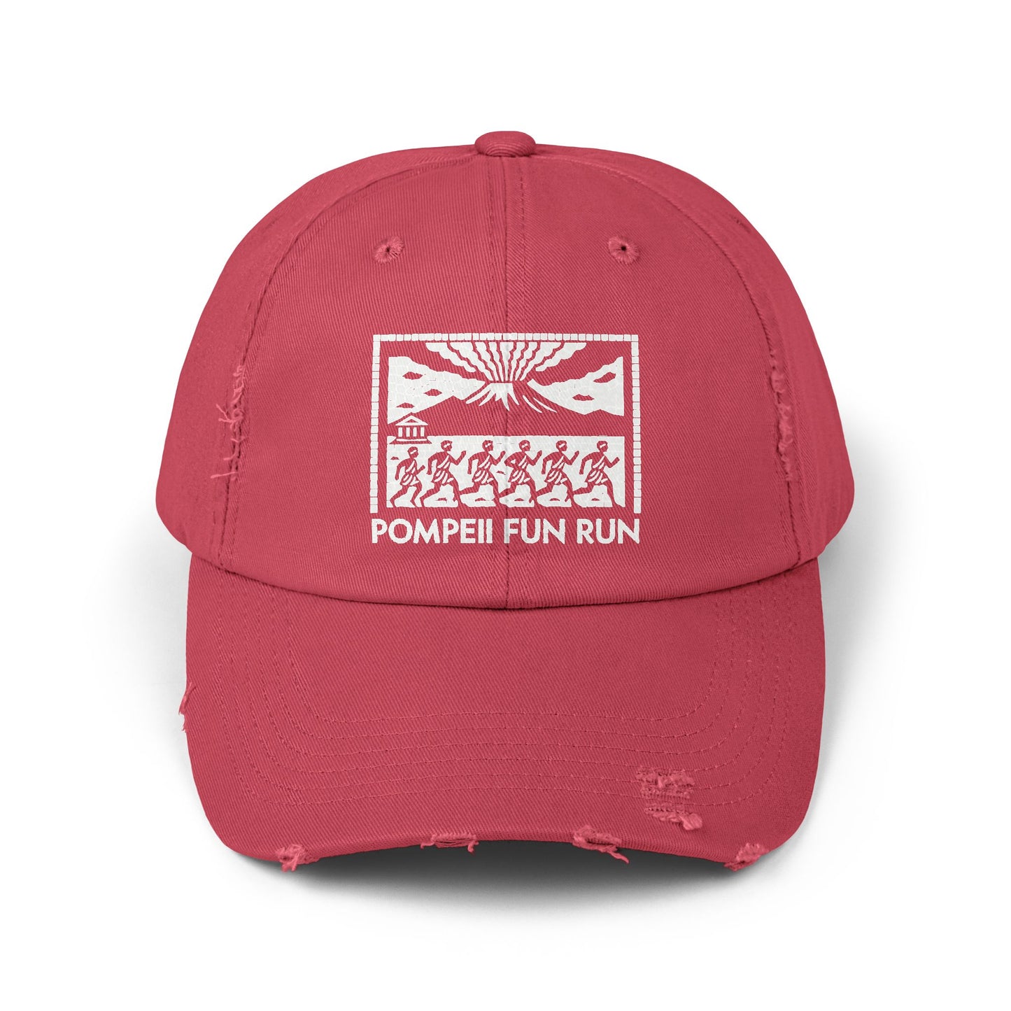 Pompeii Fun Run Mosaic Unisex Distressed Cap