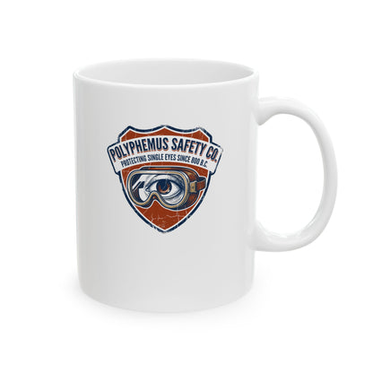 Polyphemus Cyclops Safety Glasses Ceramic Mug, (11oz, 15oz)