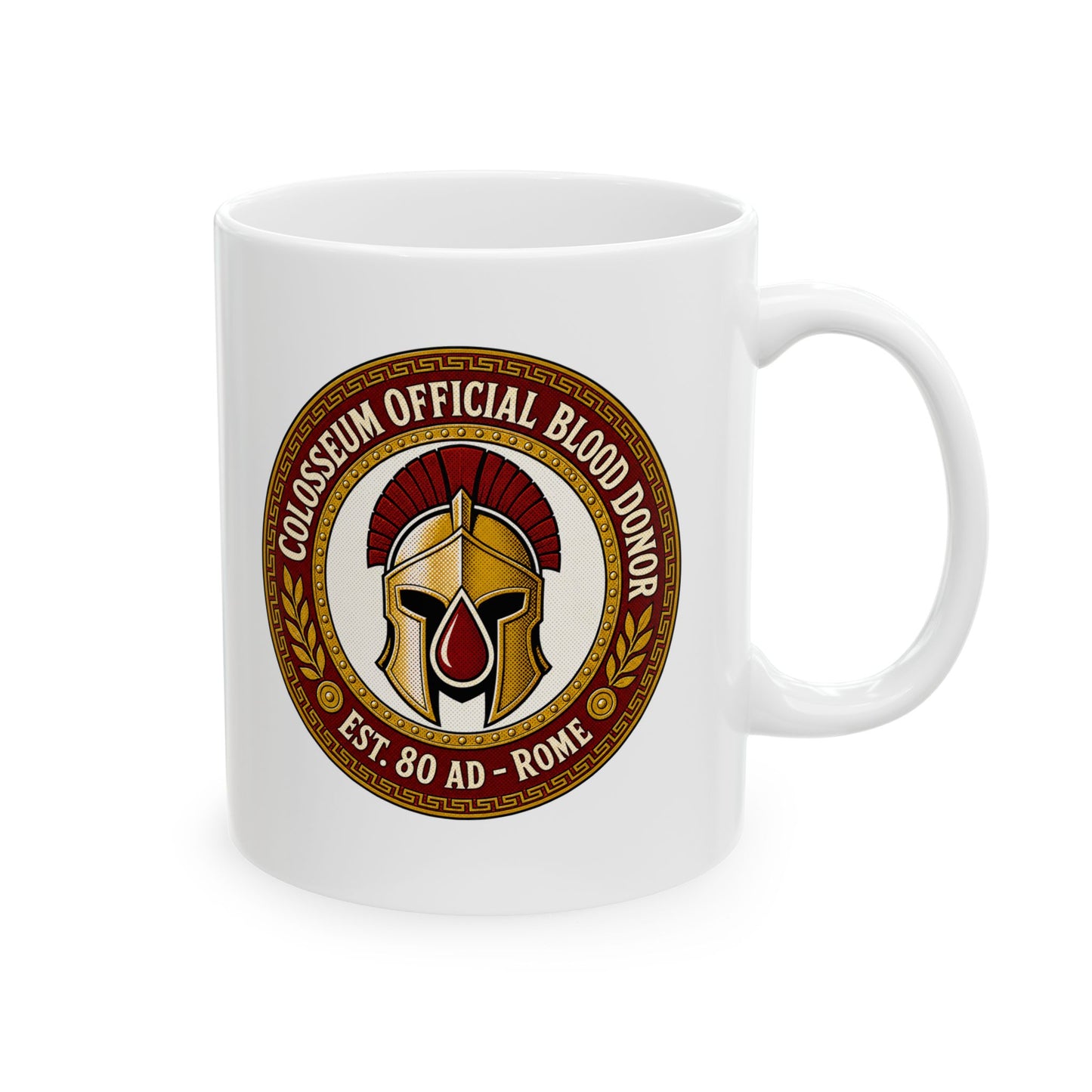 Colosseum Official Blood Donor Ceramic Mug, (11oz, 15oz)