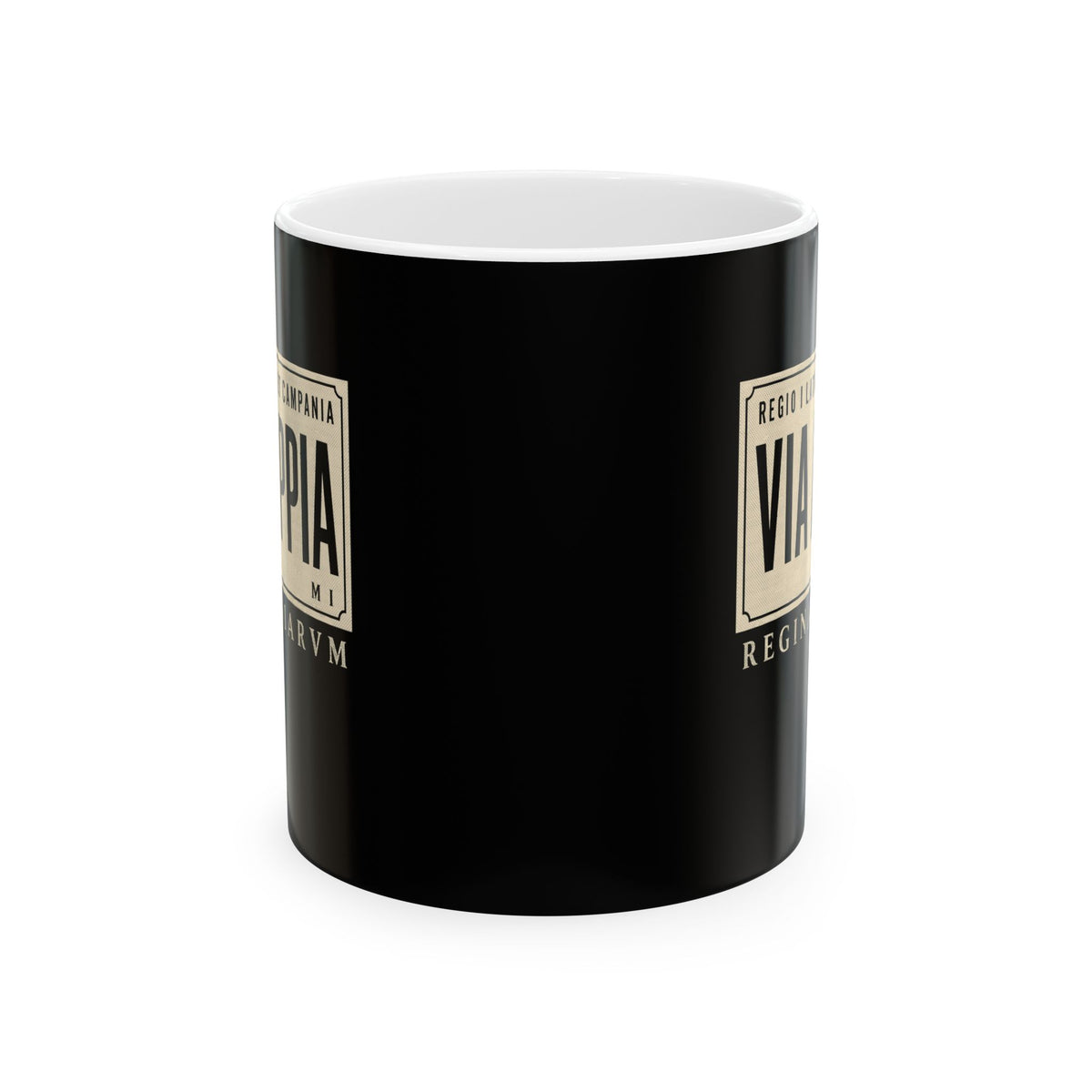 Via Appia Queen of the Roads Ceramic Mug, (11oz, 15oz)