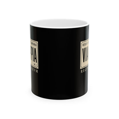 Via Appia Queen of the Roads Ceramic Mug, (11oz, 15oz)