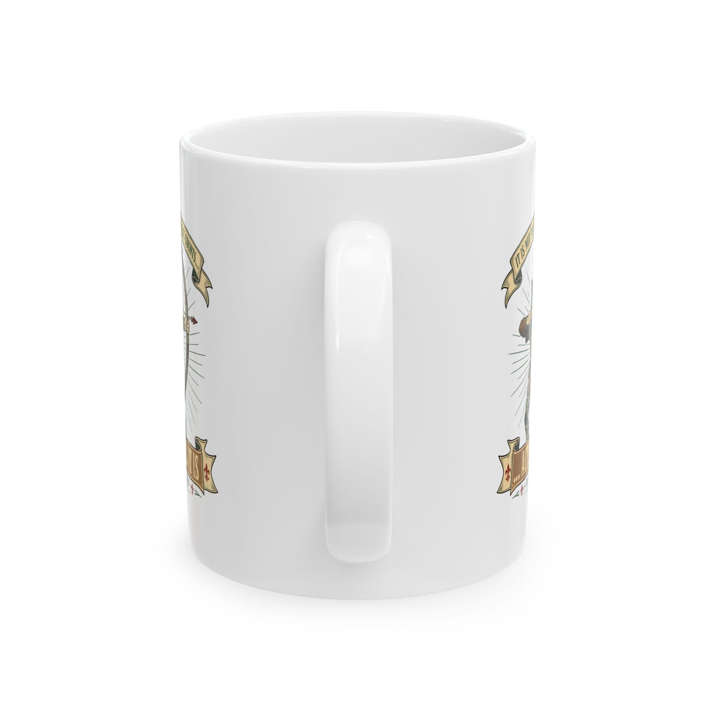 Size of the Bow Agincourt Ceramic Mug, (11oz, 15oz)