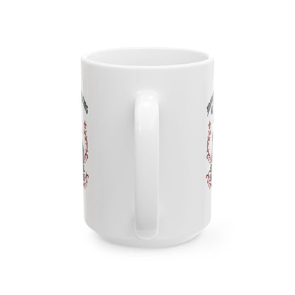 Modern Problems Require Medieval Solutions Knight Ceramic Mug, (11oz, 15oz)