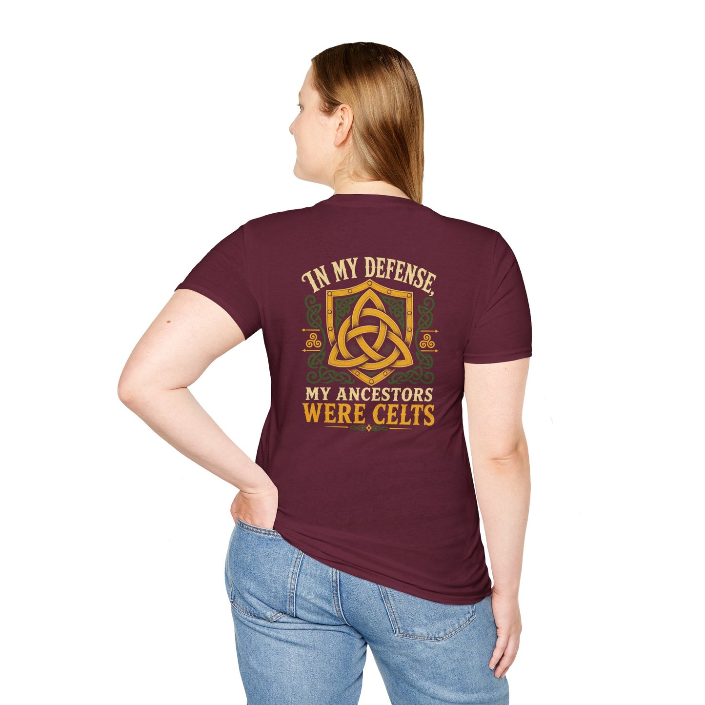 Back Print My Ancestors Were Celts T-Shirt
