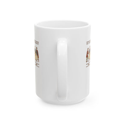 Bayeux Christmas Dinner Ceramic Mug, (11oz, 15oz)