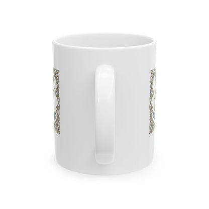 Small But Vicious Rabbit Medieval Marginalia Ceramic Mug, (11oz, 15oz)