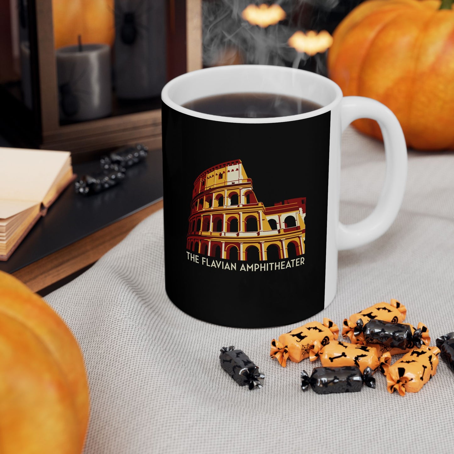Colosseum Flavian Amphitheater Ceramic Mug, (11oz, 15oz)