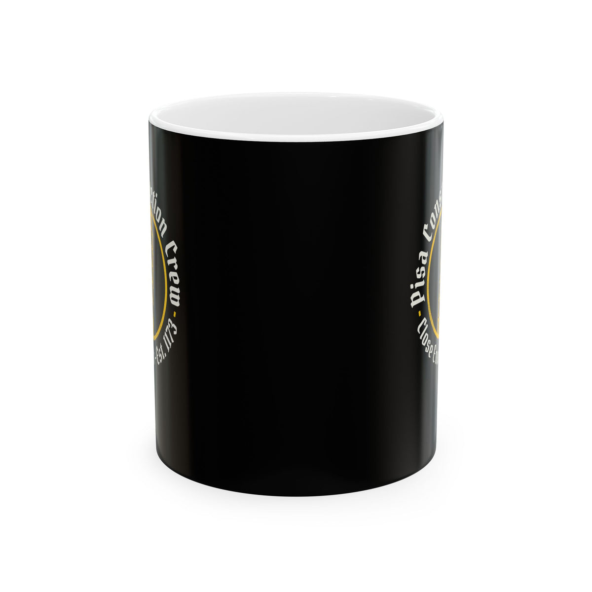 Pisa Construction Crew Leaning Tower Ceramic Mug, (11oz, 15oz)