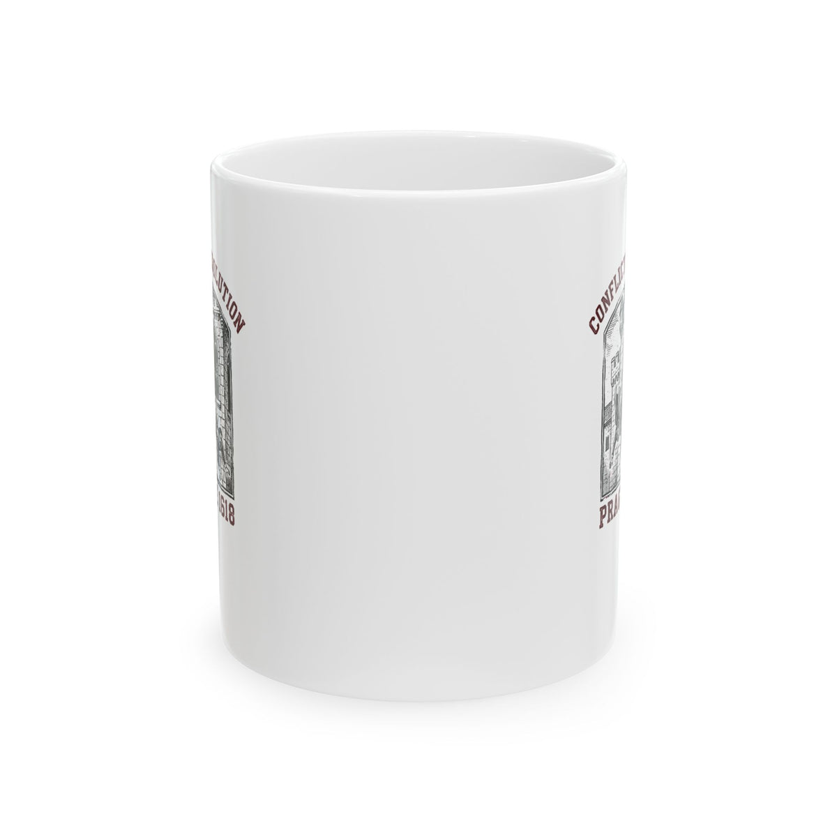 Prague Defenestration Ceramic Mug, (11oz, 15oz)