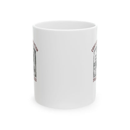 Prague Defenestration Ceramic Mug, (11oz, 15oz)