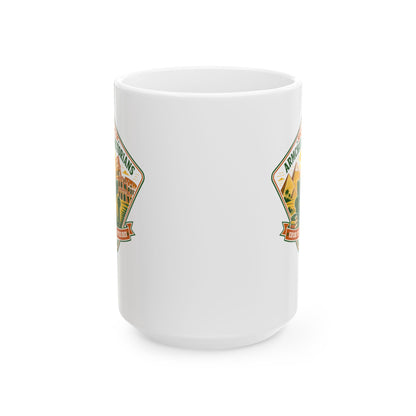 Society of Armchair Historians Badge Style Ceramic Mug, (11oz, 15oz)