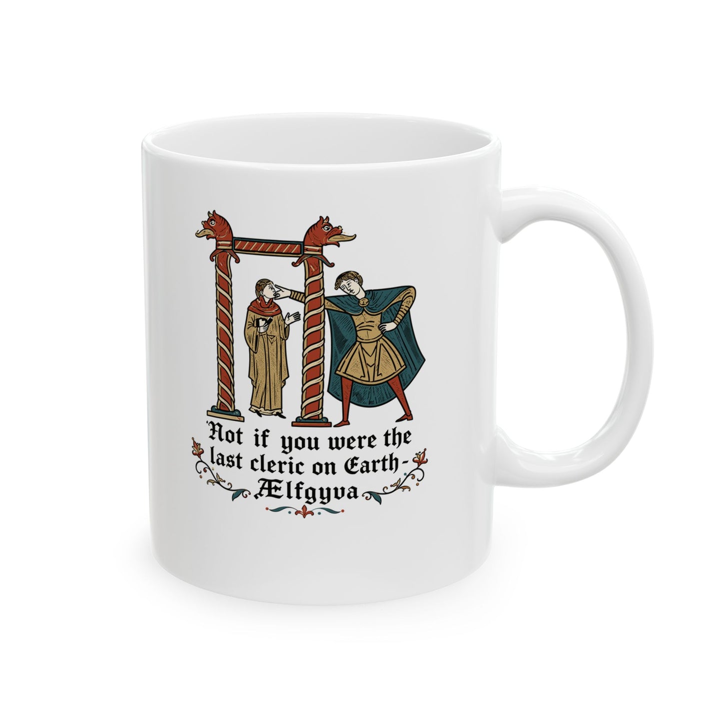 Ælfgyva Bayeux Tapestry Ceramic Mug, (11oz, 15oz)