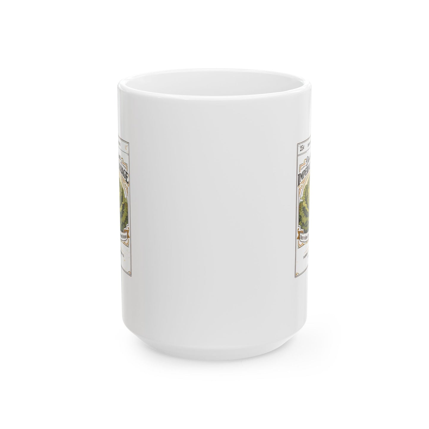Emperor Diocletian Cabbage Farmer Ceramic Mug, (11oz, 15oz)