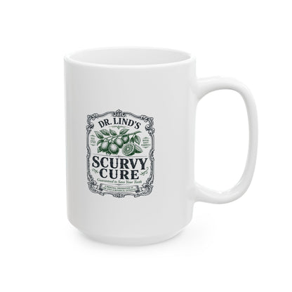 Dr. Lind's Scurvy Cure Ceramic Mug, (11oz, 15oz)
