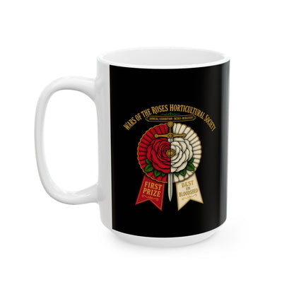 Wars of the Roses Horticultural Society Ceramic Mug, (11oz, 15oz)