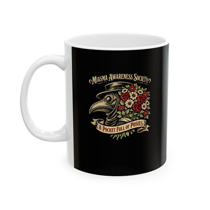Miasma Pocket Full of Posies Ceramic Mug, (11oz, 15oz)