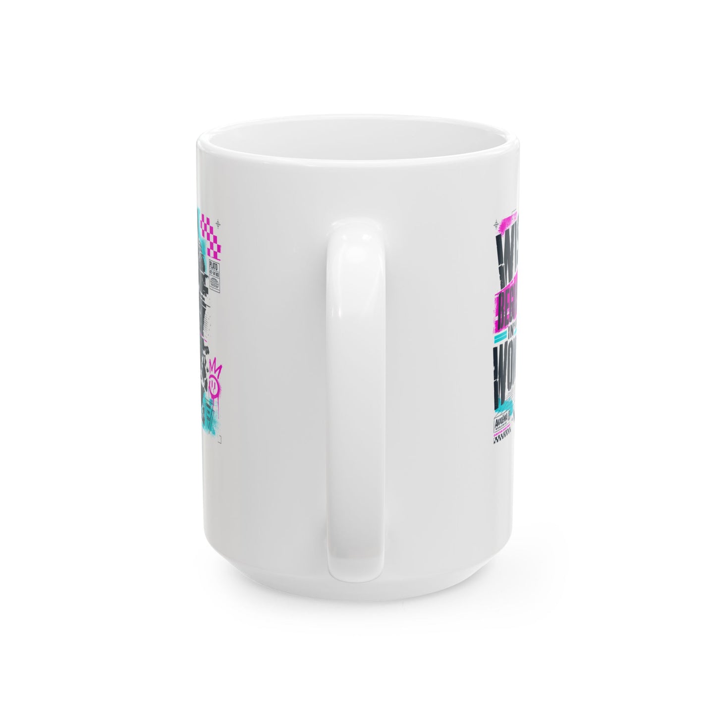 Plato Wisdom Begins in Wonder Ceramic Mug, (11oz, 15oz)