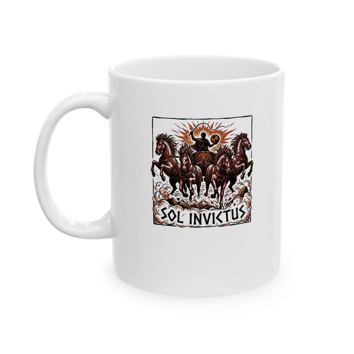 Sol Invictus Ceramic Mug, (11oz, 15oz)