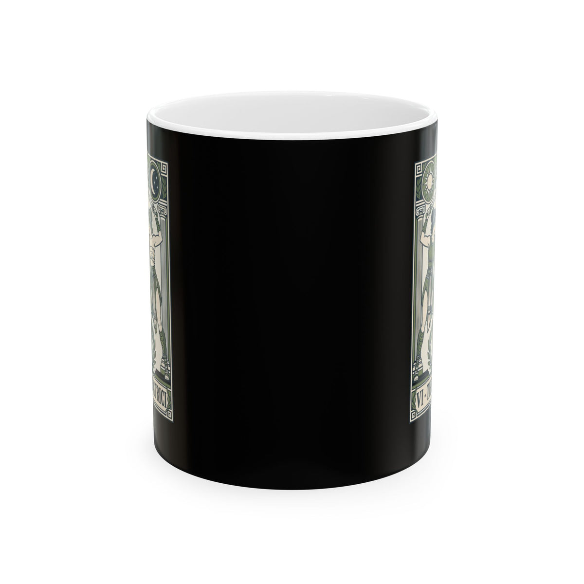 The Gladiatrici Tarot Ceramic Mug, (11oz, 15oz)