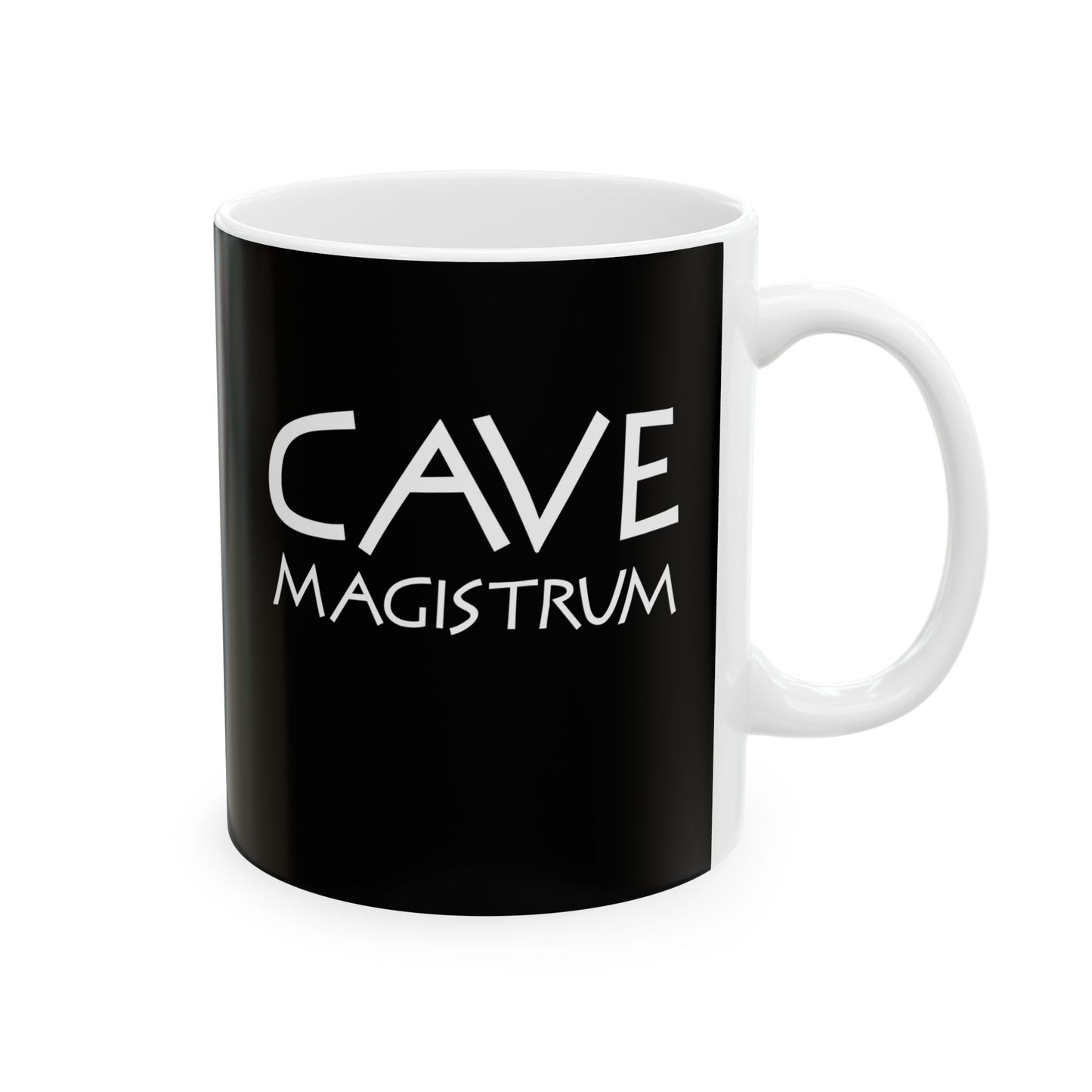 Cave Magistrum Beware Teacher Ceramic Mug, (11oz, 15oz)