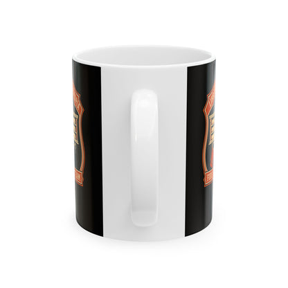 Library Alexandria Fire Safety Ceramic Mug, (11oz, 15oz)