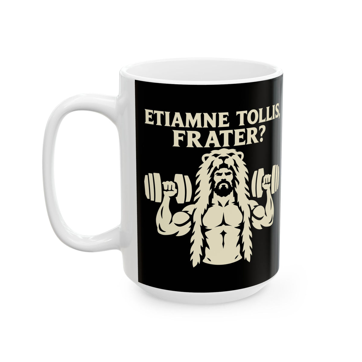 Hercules Do You Even Lift Silhouette Ceramic Mug, (11oz, 15oz)