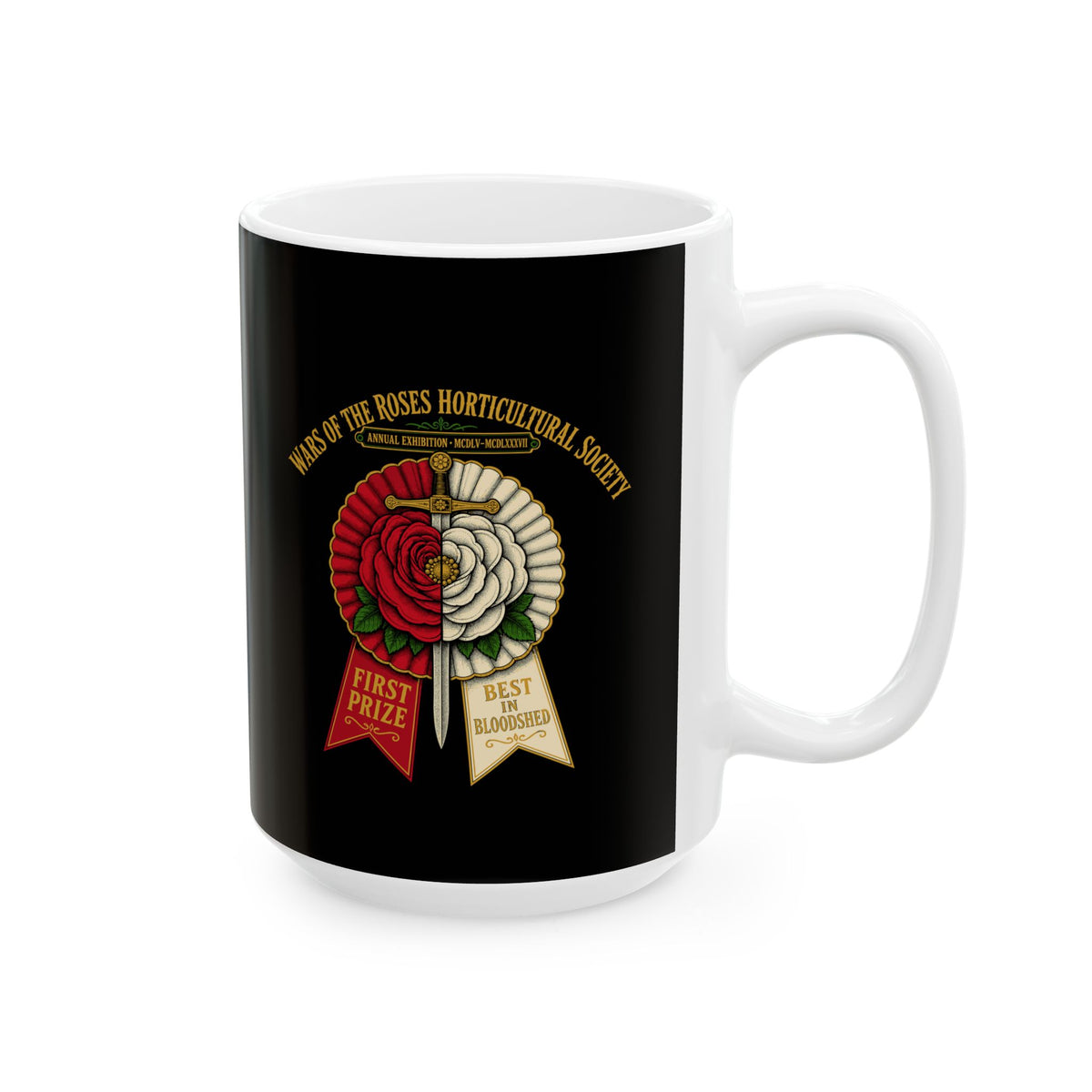 Wars of the Roses Horticultural Society Ceramic Mug, (11oz, 15oz)