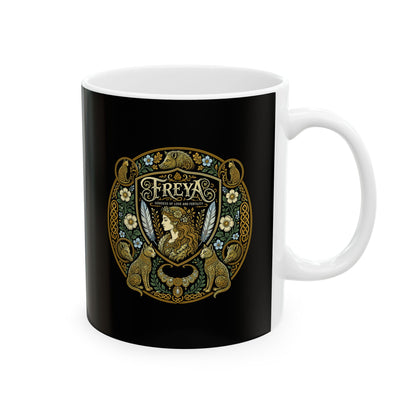 Freya Goddess of Love Ceramic Mug, (11oz, 15oz)