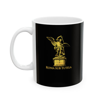 Archangel Michael Roma Sub Tutela Ceramic Mug, (11oz, 15oz)