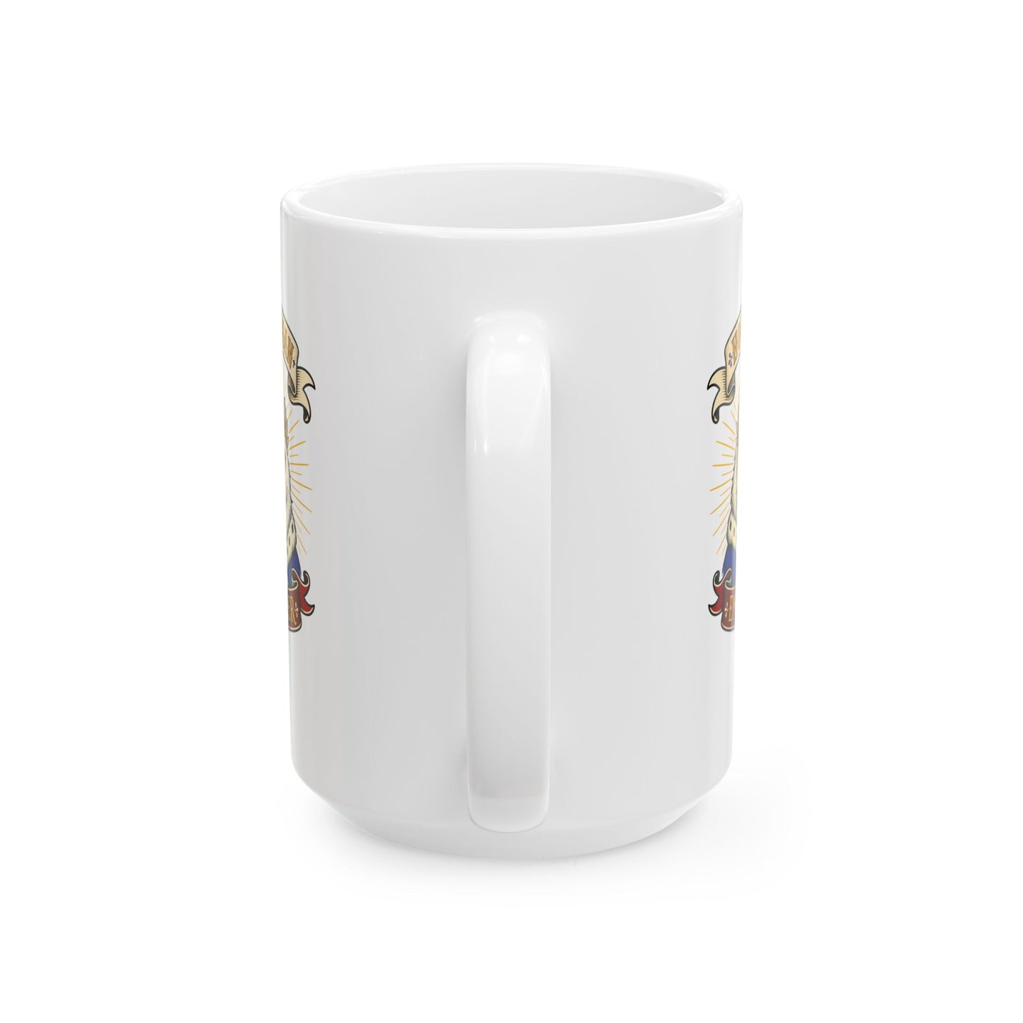 Holy Roman Empurrer Cat Ceramic Mug, (11oz, 15oz)