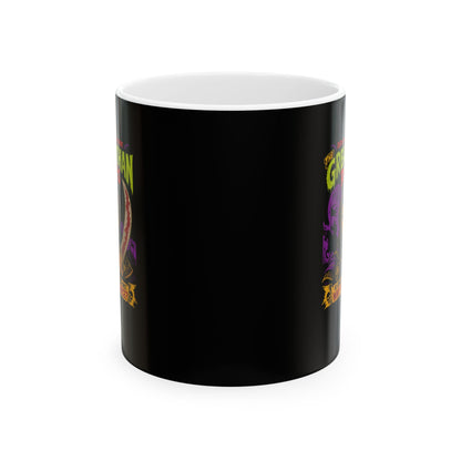 Psychobilly Genghis Khan Ceramic Mug, (11oz, 15oz)