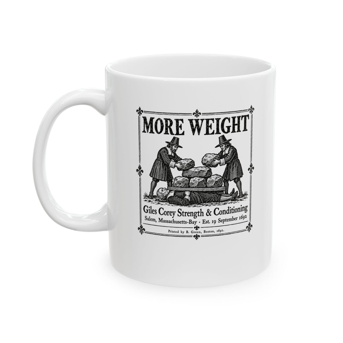 Giles Corey Strength & Conditioning Ceramic Mug, (11oz, 15oz)
